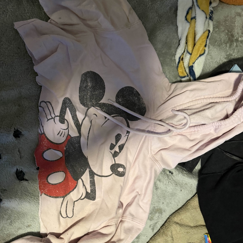 Pink Mickey Mouse Hoodie